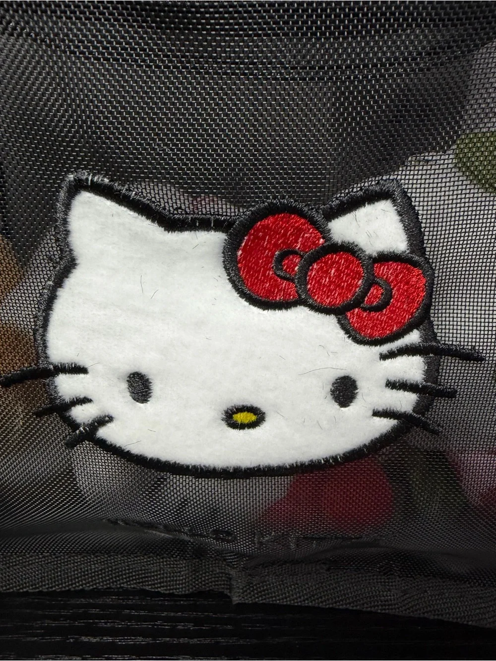 Hello Kitty Mesh Bag Filled With 4 Hello Kitty Plush Keychains 1 Bag 4 Keychains